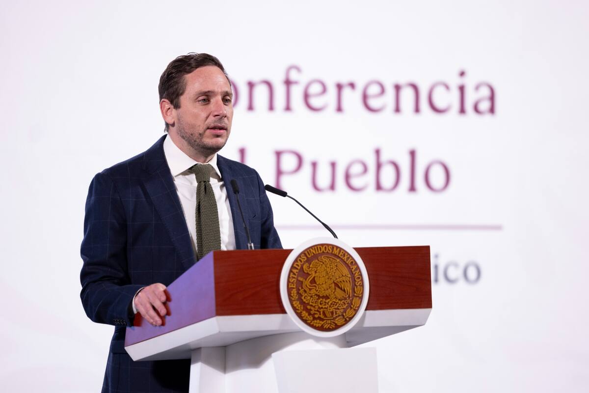 Eduardo Clark García, subsecretario de Salud, en la "Mañanera del Pueblo" el 18 de febrero del 2025. | Crédito: Presidencia