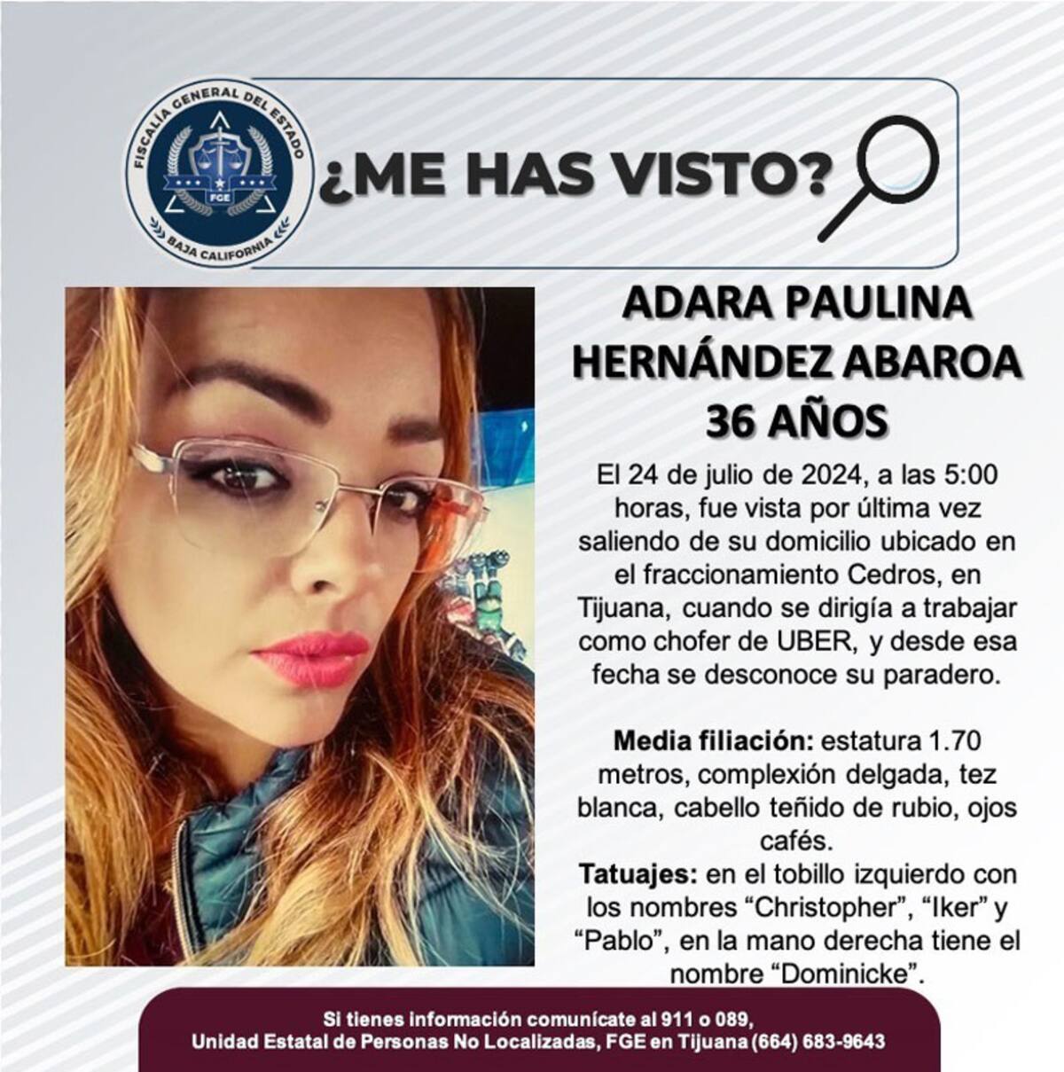 Pesquisa de Adara Paulina Hernández Abaroa.