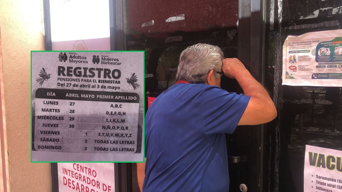 Cientos de adultos mayores esperan sin respuesta en módulo Bienestar del CUM de Hermosillo este 1 de mayo