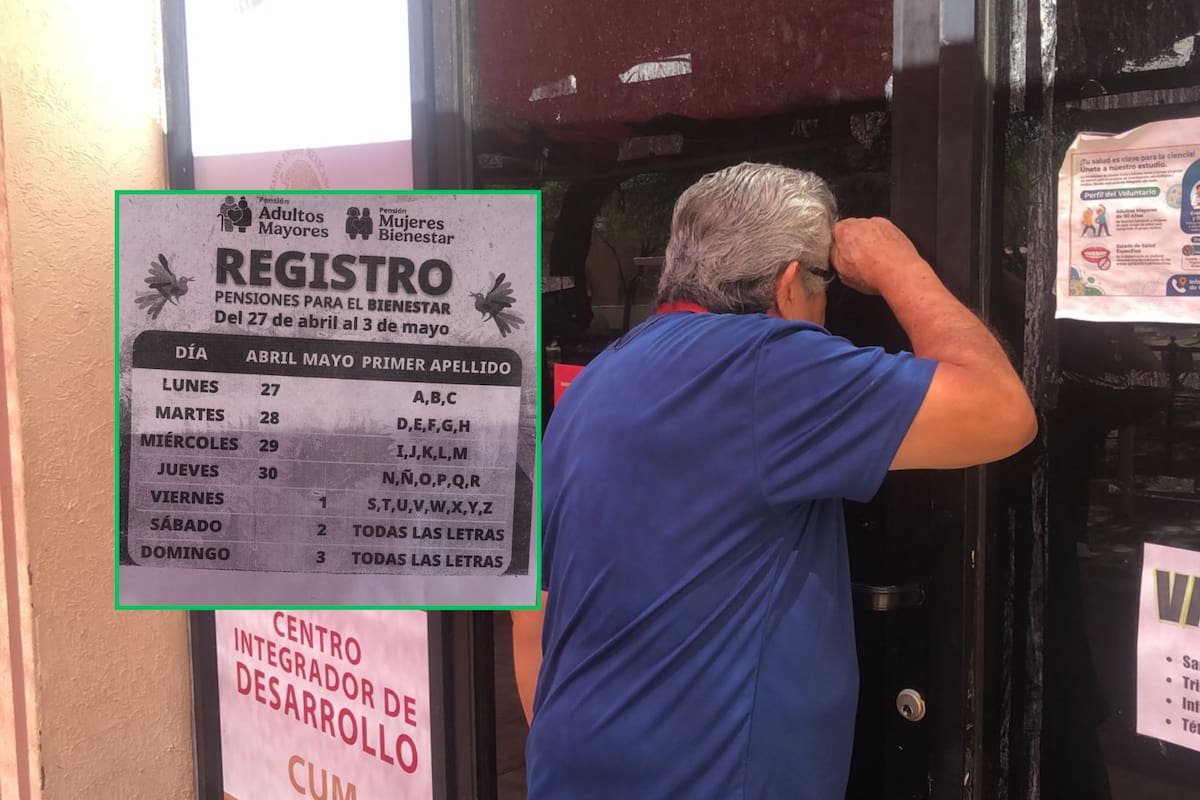 Cientos de adultos mayores esperan sin respuesta en módulo Bienestar del CUM de Hermosillo este 1 de mayo
