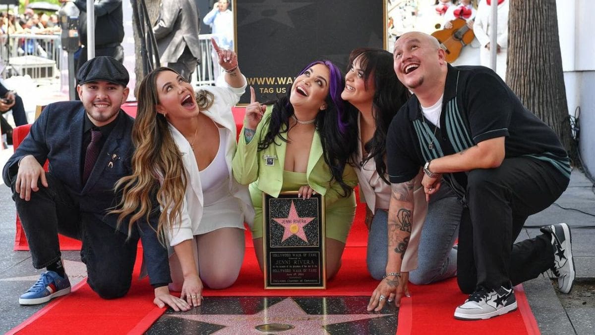 Develan estrella de Jenni Rivera en el Paseo de la Fama de Hollywood / Redes Sociales @chiquis