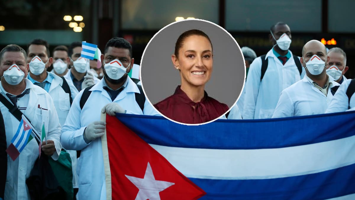 Embajada de México rechazó acusaciones vs Sheinbaum de trato de personas por médicos cubanos