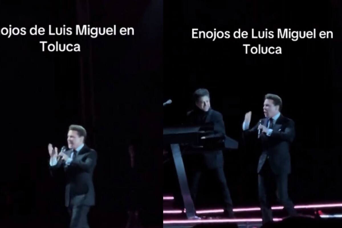 Luis Miguel arremete contra su equipo por fallas de sonido durante concierto