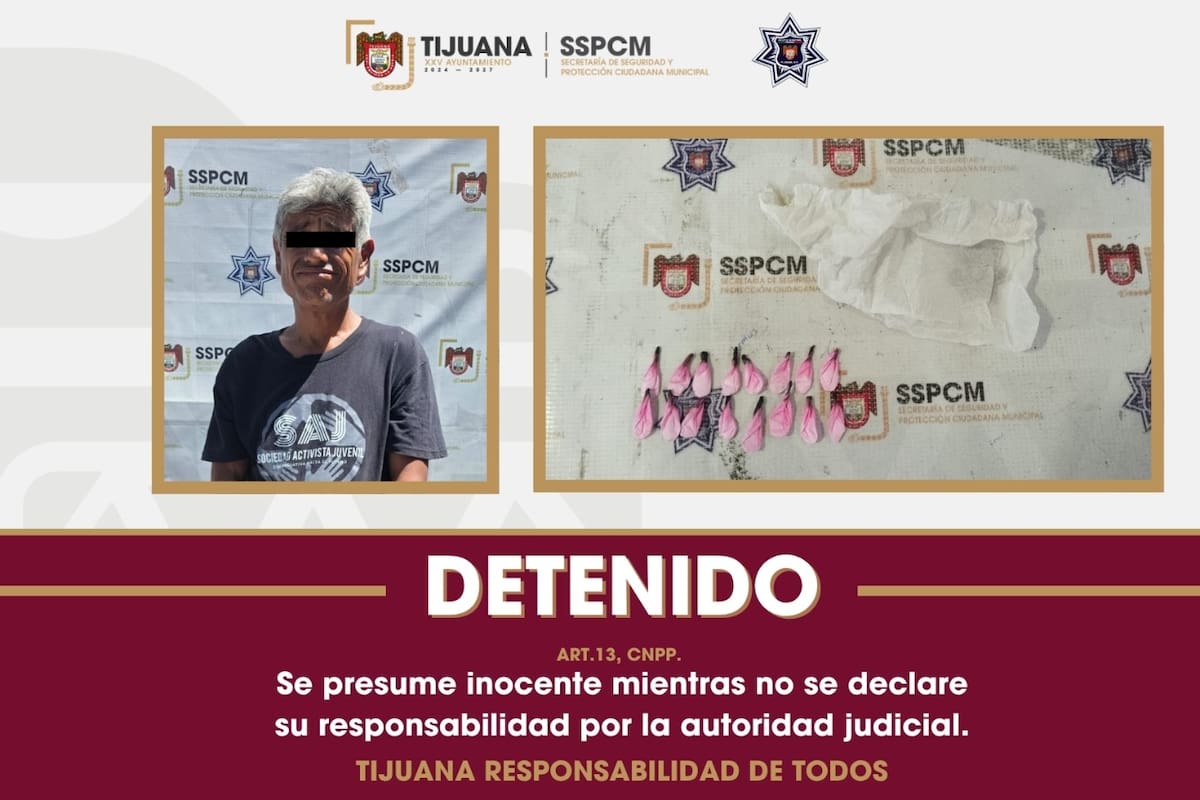 Detienen a hombre con presunto cristal; lo señalan por abandono de cadáver