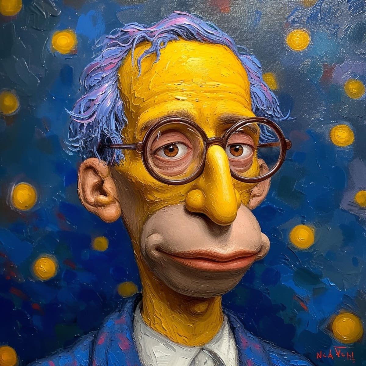 Descubre la versión adulta de Milhouse según la visión de la inteligencia artificial: ¿un nerd confiable con cara de tranquilidad?