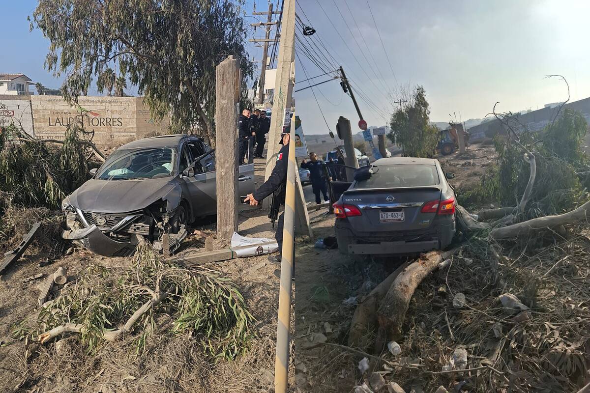 Tras persecución de Tijuana a Rosarito, detienen a dos que robaron vehículo