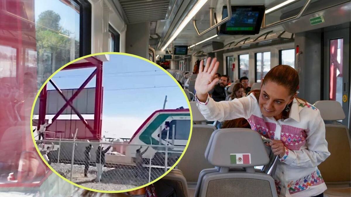 Claudia Sheinbaum aclara que fue ella quien solicitó detener el Tren Suburbano durante el recorrido de prueba del tramo Lechería–AIFA