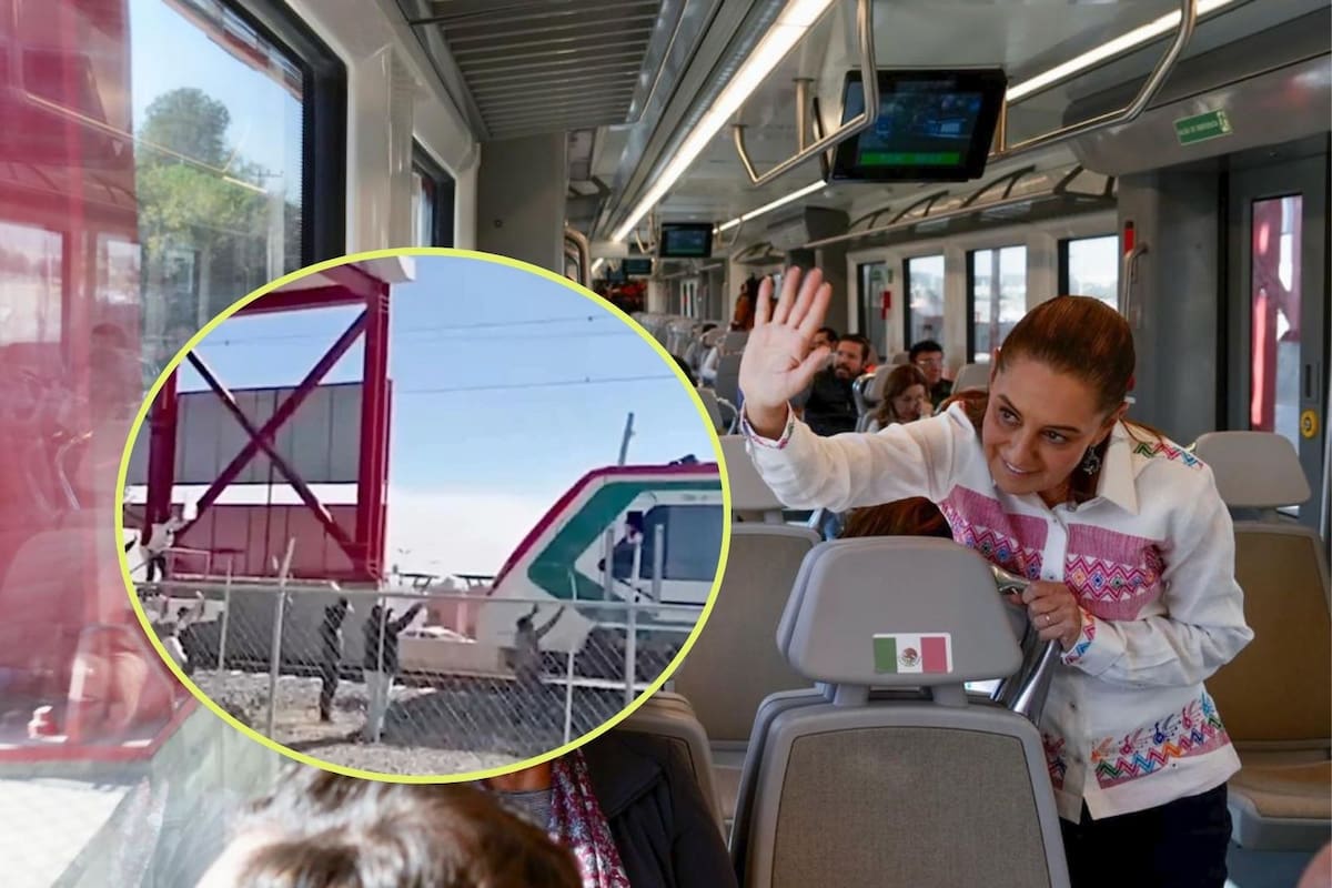 Claudia Sheinbaum aclara que fue ella quien solicitó detener el Tren Suburbano durante el recorrido de prueba del tramo Lechería–AIFA
