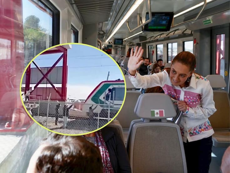 Claudia Sheinbaum aclara que fue ella quien solicitó detener el Tren Suburbano durante el recorrido de prueba del tramo Lechería–AIFA