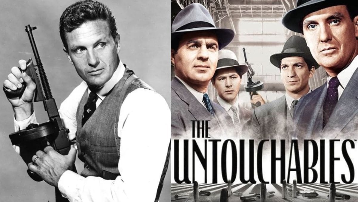 Eliot Ness en la serie “Los Intocables”