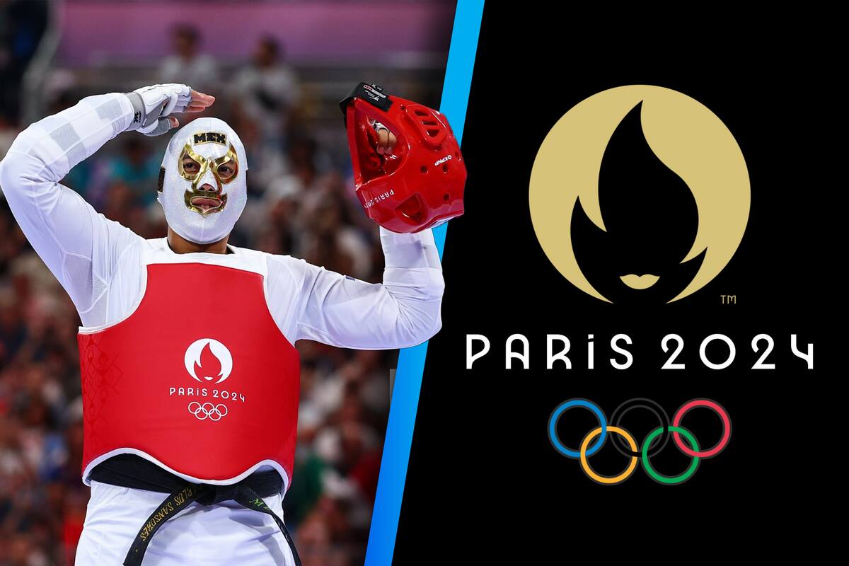 Carlos Sansores aparece con máscara de luchador y avanza a cuartos de final de taekwondo