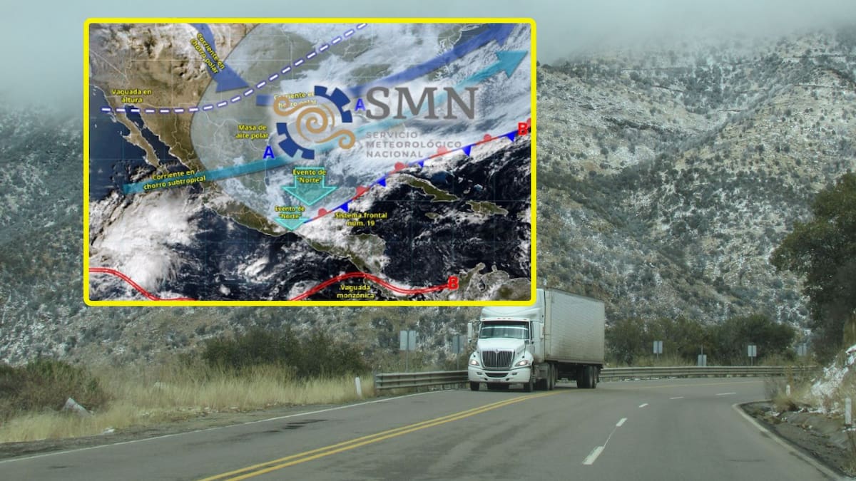 Frente frío 19 y un nuevo sistema polar ‘congelarán’ estas ciudades jueves y viernes; habrá lluvias fuertes, heladas y “viento del Norte” con rachas de hasta 70 km/h