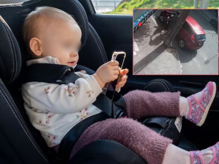 Padre bajó de su carro para hacer una compra rápida, lo dejó encendido con su hija en el interior; en menos de 45 segundos, un ladrón aprovechó el descuido y se lo llevó