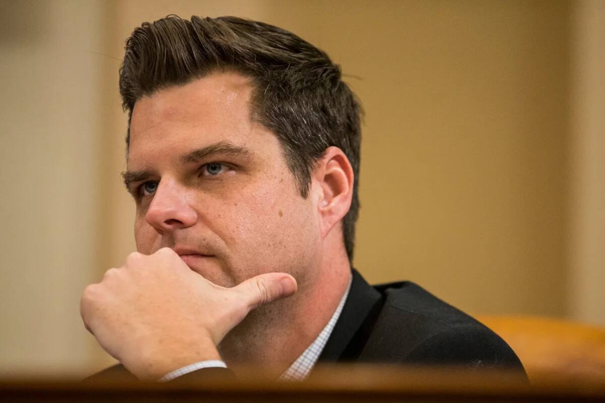 Excongresista Matt Gaetz gastó más de 90,000 dólares en sexo y drogas mientras estaba en el Congreso, pudo haber trabajado para Trump