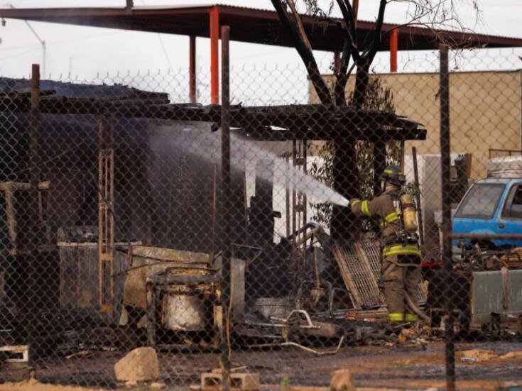 Incendio consume totalmente vivienda de adultos mayores en La Esperanza