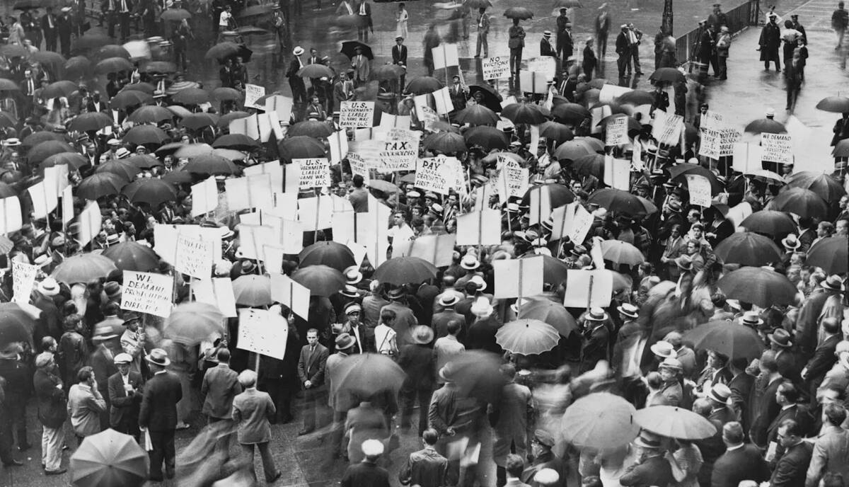 La Gran Depresión (1929) - Imagen tomada de la página Muy Interesante