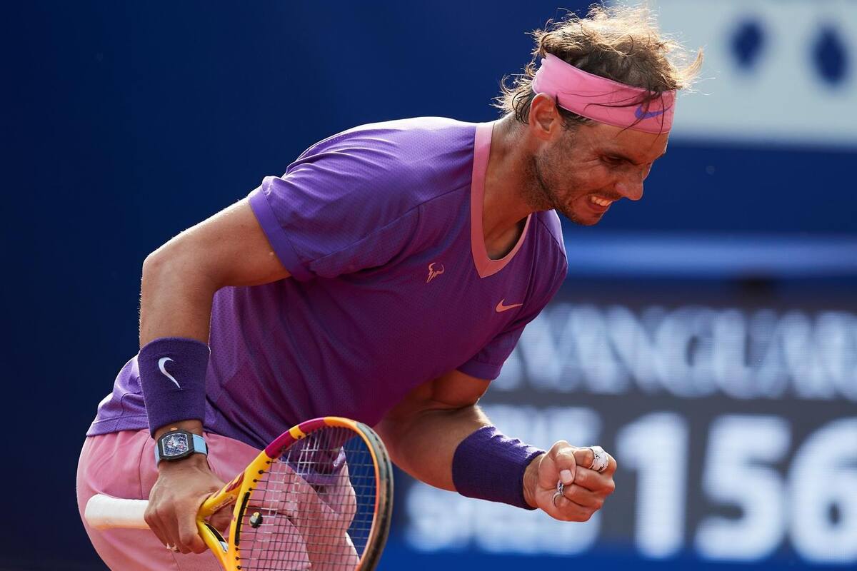 Rafael Nadal gana en tres sets en el Abierto de Barcelona