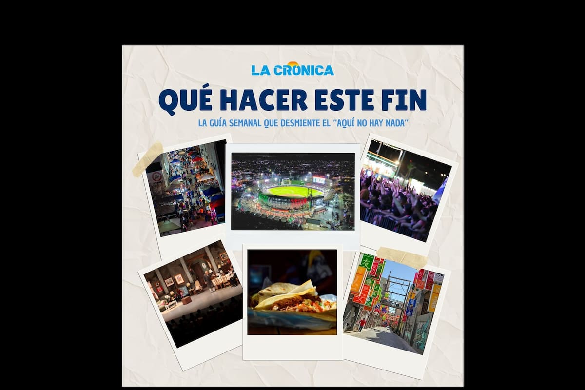 Tu agenda de eventos para el último fin de semana del 2025 en Mexicali