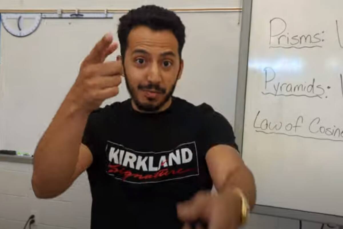 VIDEO: Maestro crea ingenioso rap para enseñar matemáticas de forma fácil y divertida