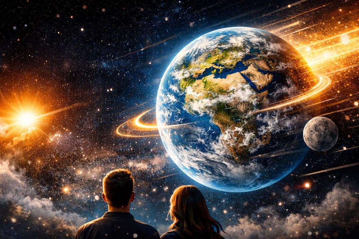 La razón por la que no sentimos que la Tierra viaja a 100 mil km/h