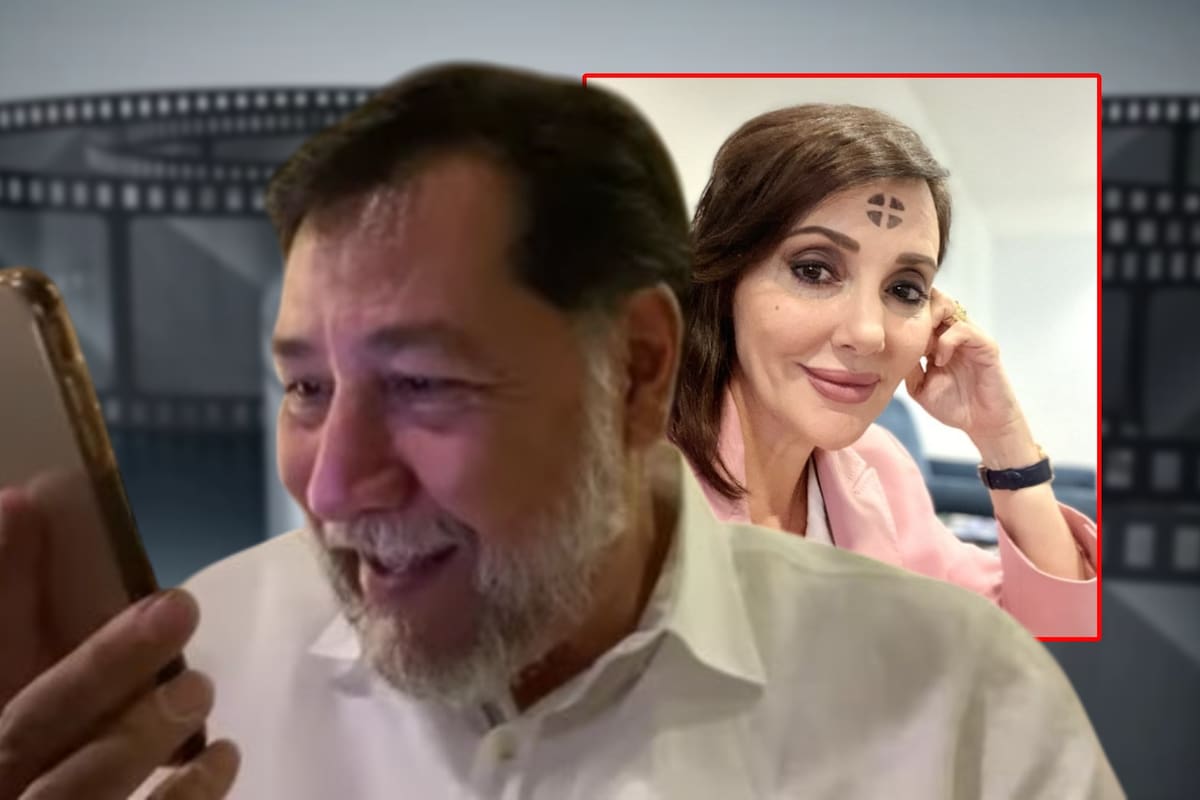 Noroña olvida recortar imagen y descubren foto de Lilly Téllez entre su galería