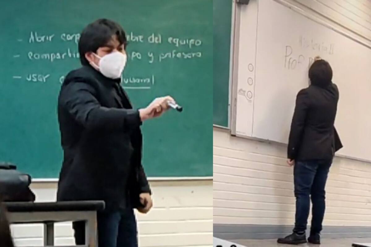 VIRAL: Estudiante se hace pasar por maestro y le hace una broma a los estudiantes de nuevo ingreso
