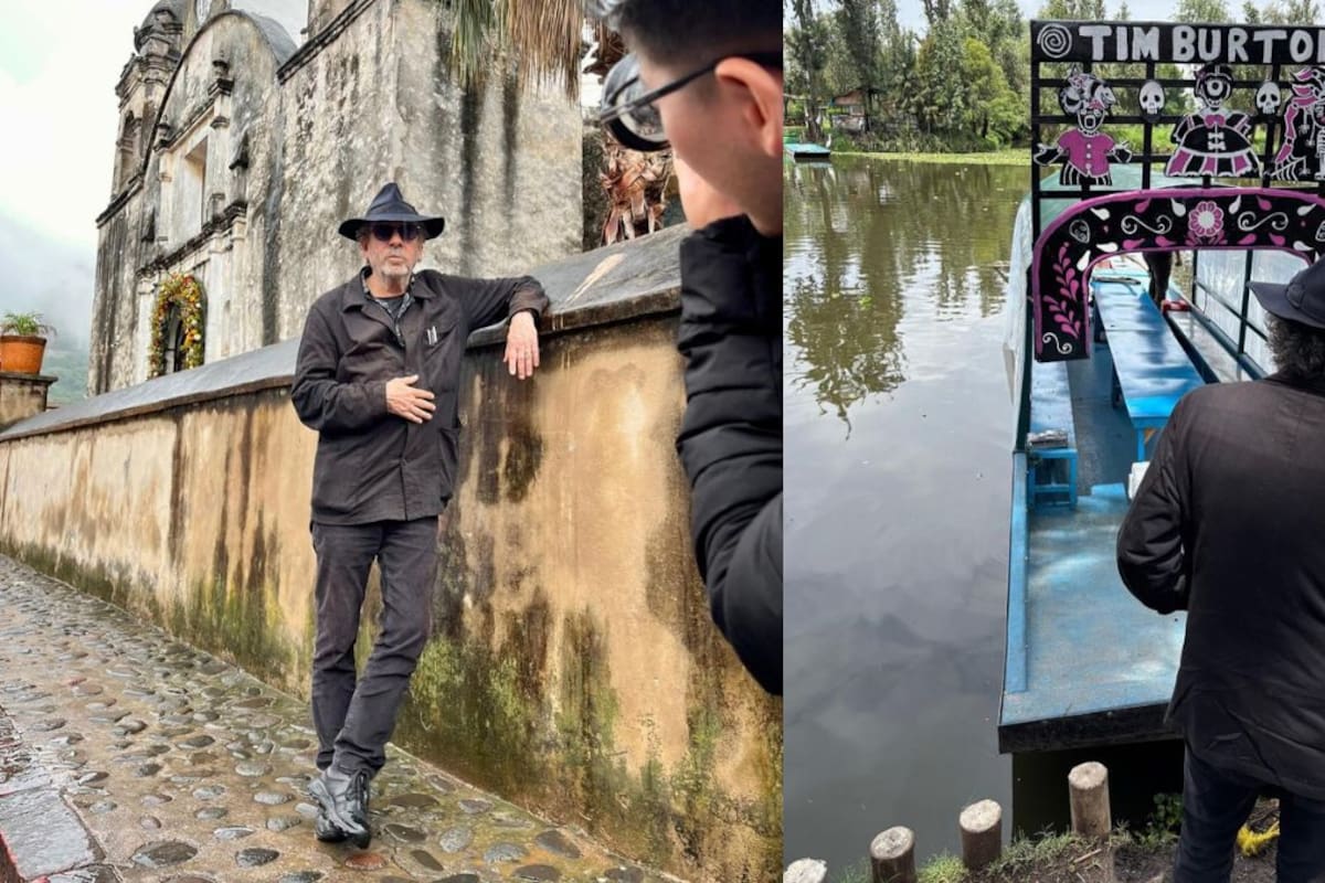 Tim Burton comparte las fotos de su viaje a México: “muchas gracias”