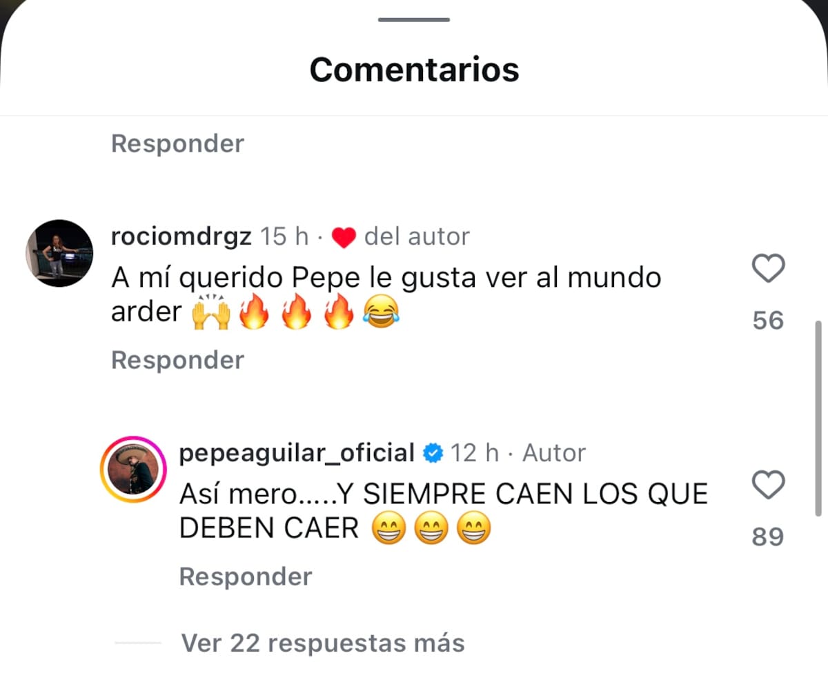 Pepe Aguilar responde a ataques hacia Ángela Aguilar en redes | Captura de pantalla