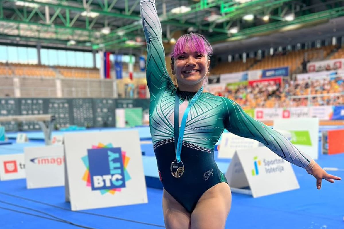 Alexa Moreno se alza con la medalla de oro en la Copa del Mundo de Gimnasia en Eslovenia