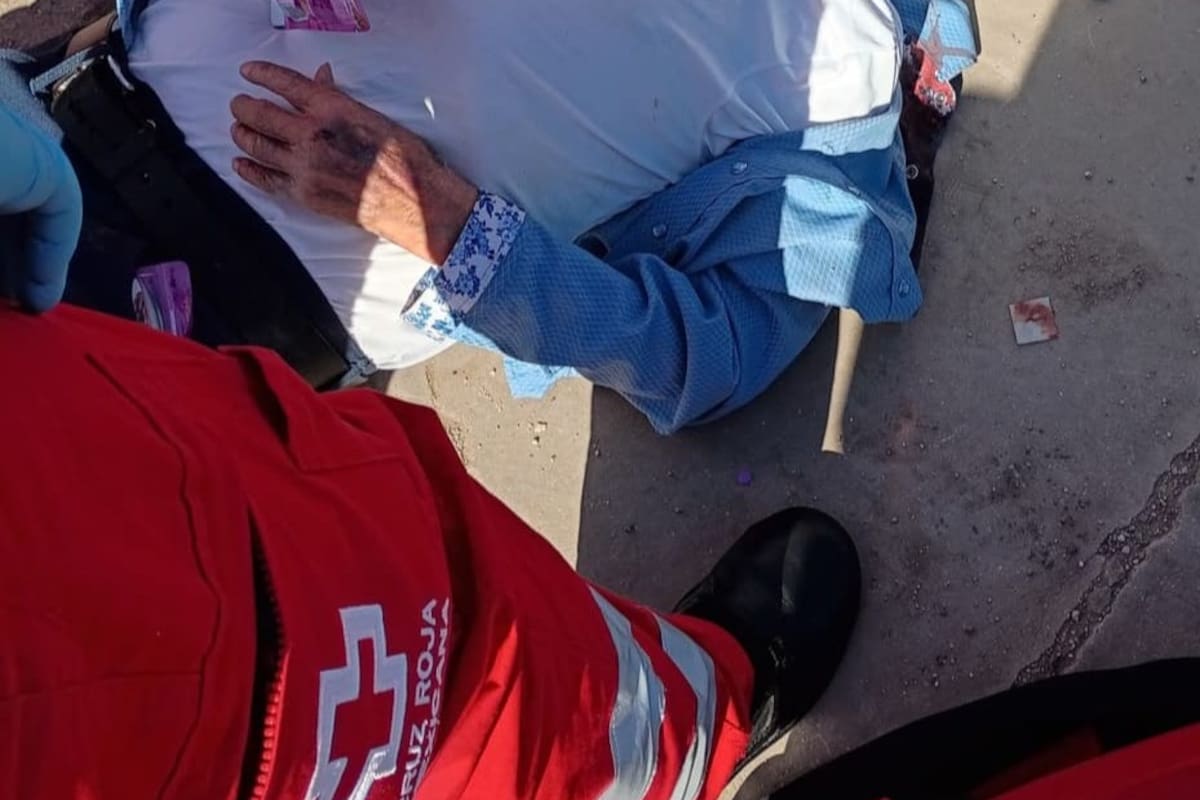 Adulto mayor resulta lesionado tras caer de su bicicleta en Lomas Altas