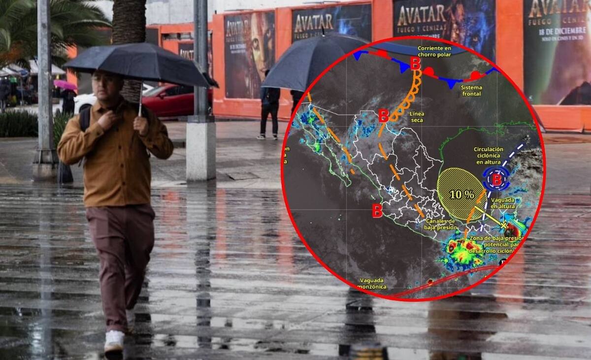 Lluvias intensas, riesgo de inundaciones y calor extremo: así afectará el clima a gran parte de México este 11 de junio