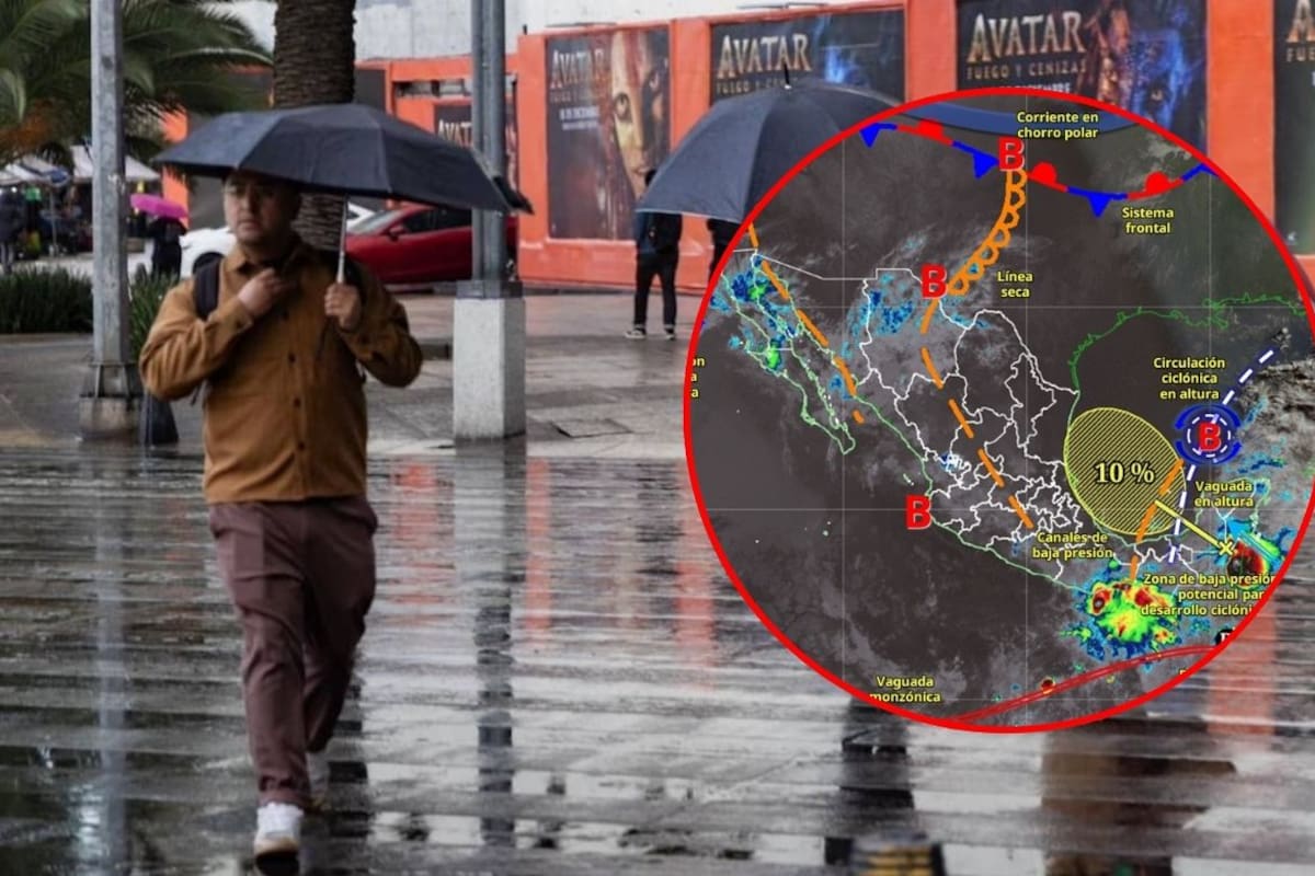 Lluvias intensas, riesgo de inundaciones y calor extremo: así afectará el clima a gran parte de México este 11 de junio
