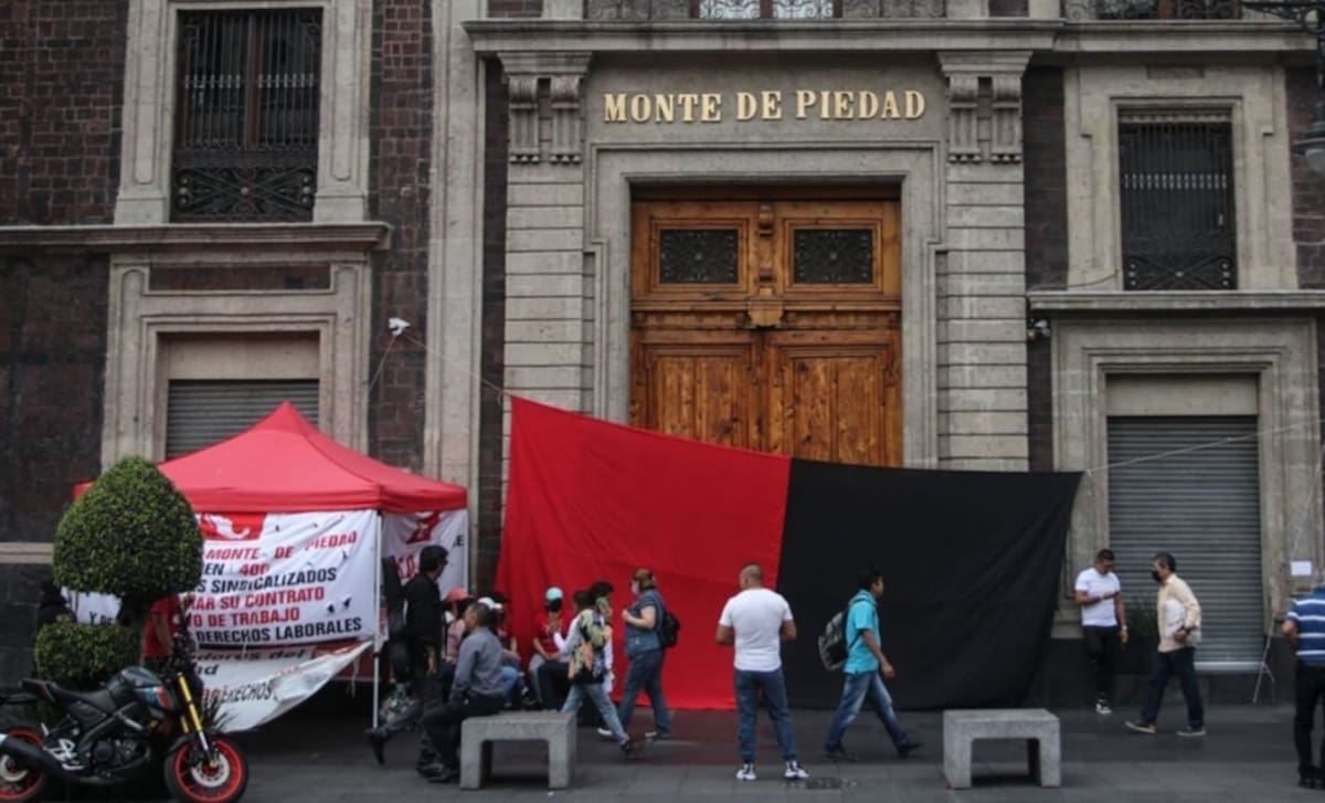 Huelga en Nacional Monte de Piedad