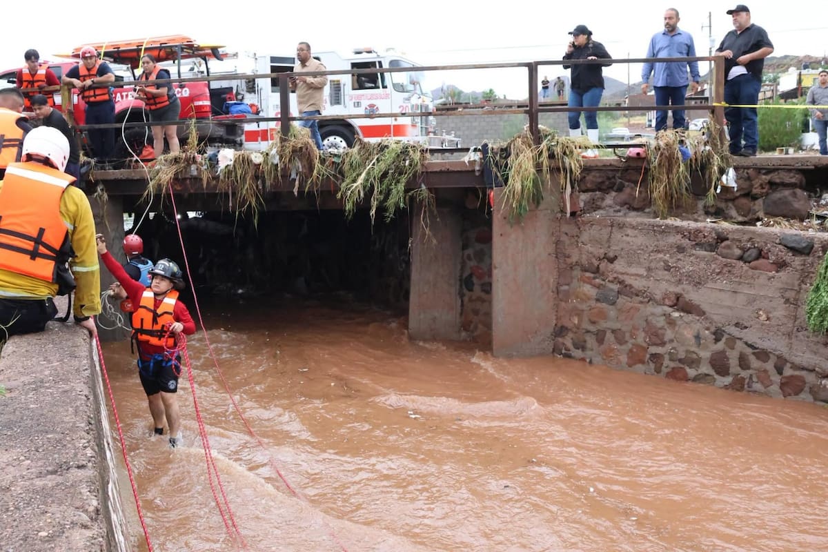 Lluvias en Guaymas dejan dos personas fallecidas