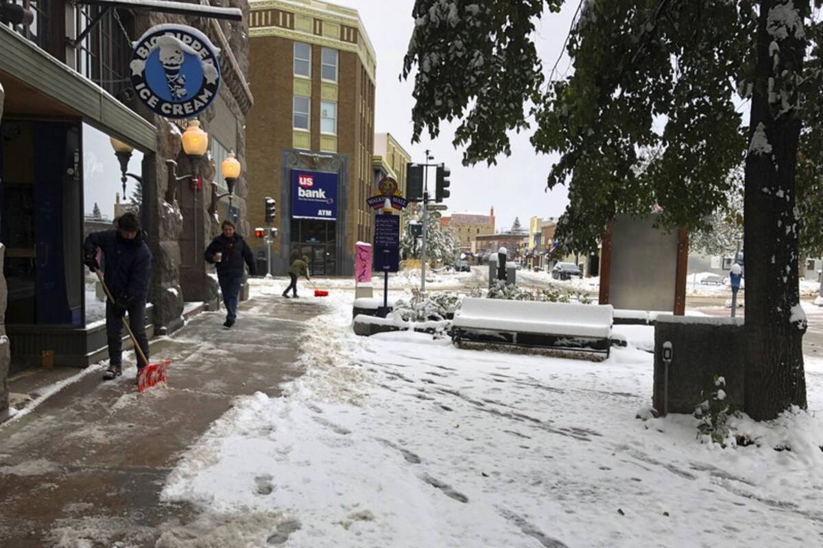 Se registra poderosa tormenta de nieve en Dakota y Nebraska