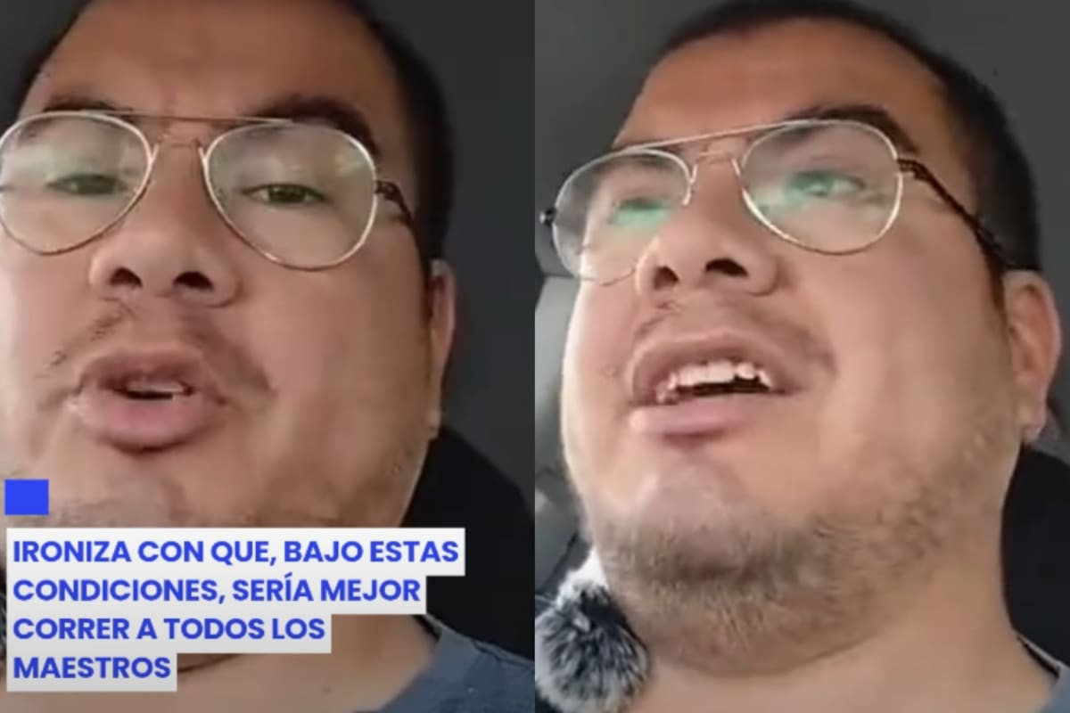 “Me disculpan, pero guardería no somos” Maestro estalla contra las reglas y sanciones de la educación actual en México