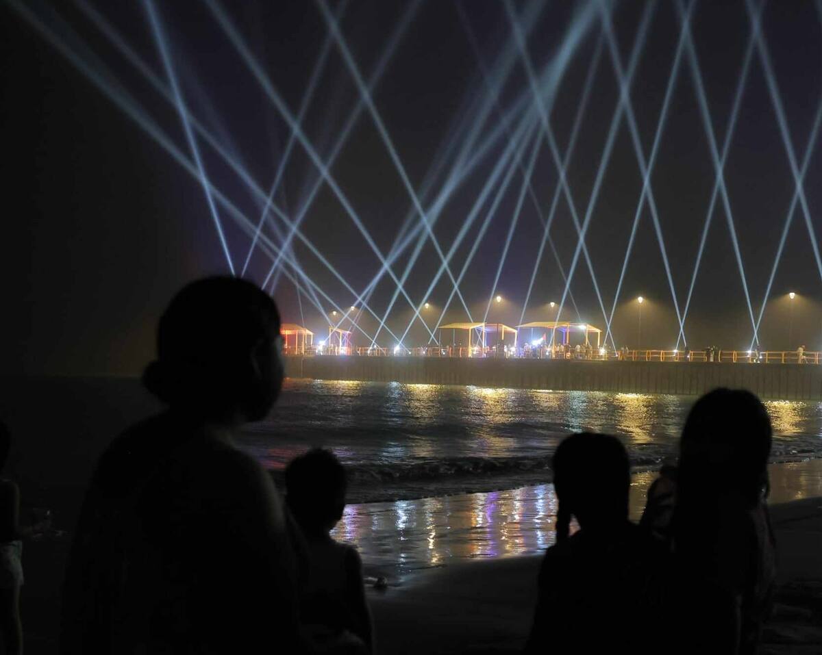 Nuevo muelle de Bahía de Kino que ya podrá disfrutarse. FOTO: JULIÁN ORTEGA