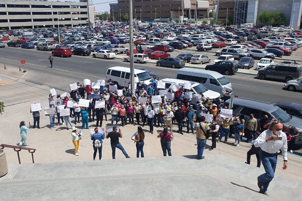 Protesta en Poder Judicial por retrasar juicio