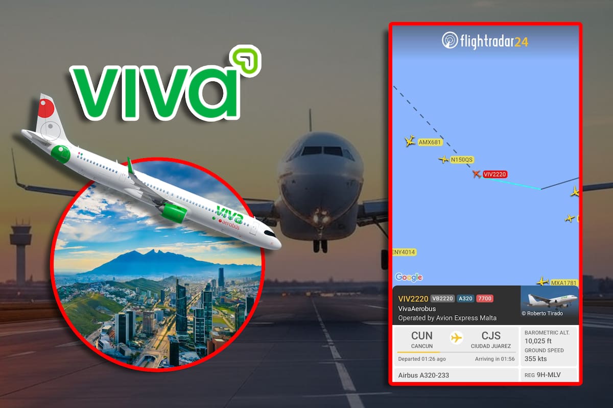 Vuelo comercial aterriza de emergencia en Monterrey por problemas en el Golfo de México; esto es lo que se sabe