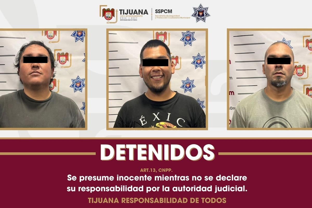 Capturan a tres personas por daños en propiedad ajena