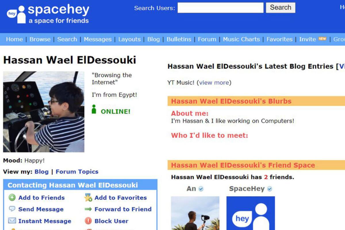 SpaceHey, la reencarnación de MySpace creada por joven de 18 años