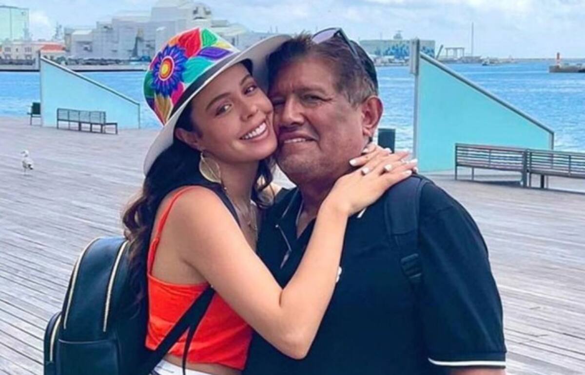 Juan Osorio y su novia Eva Daniela.