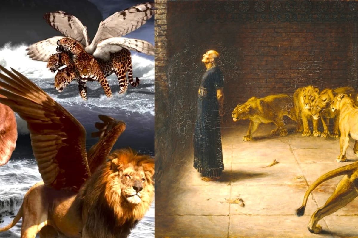 ¿Qué significan las 4 bestias descritas en el libro de Daniel en la Biblia?