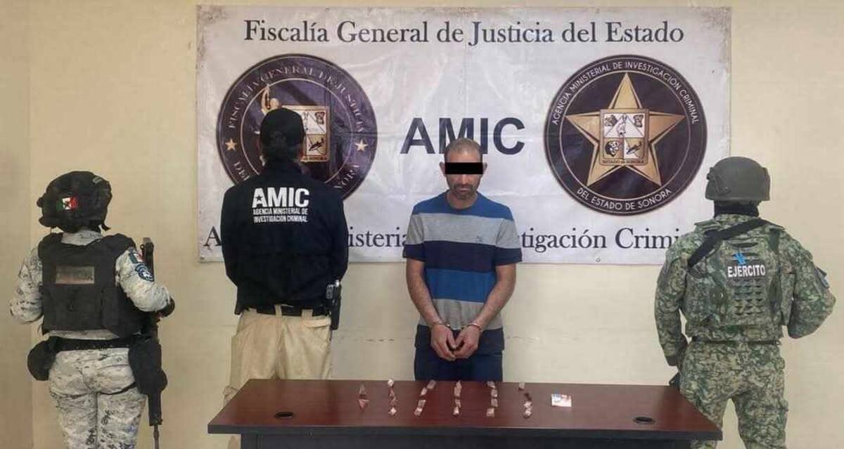 Cinco detenidos y droga asegurada en cateos en San Luis Río Colorado