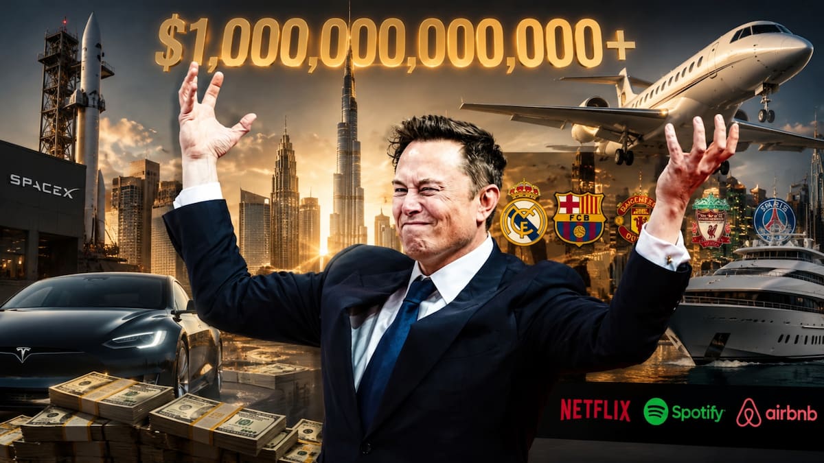 La fortuna de Elon Musk ya supera el billón de dólares tras la salida a bolsa de SpaceX y estas comparaciones muestran la magnitud de una riqueza difícil de dimensionar