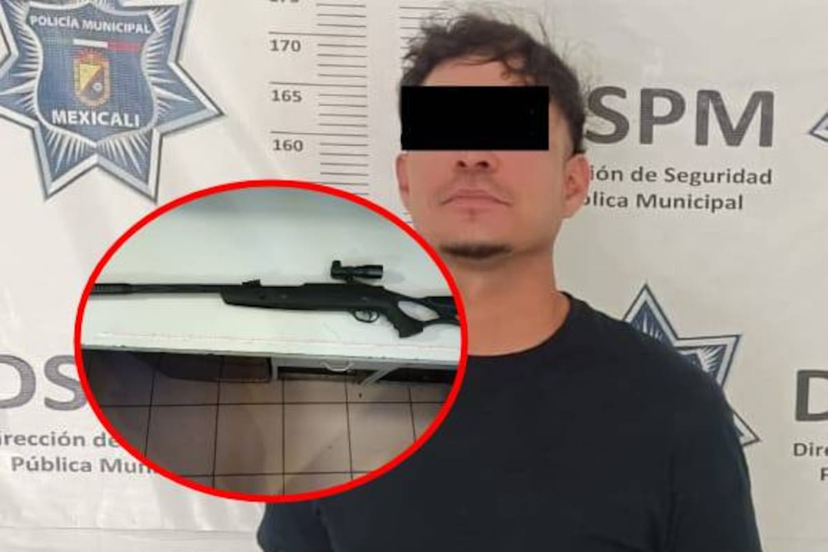 Hombre dispara con rifle de postas a transeúnte en Valle Dorado
