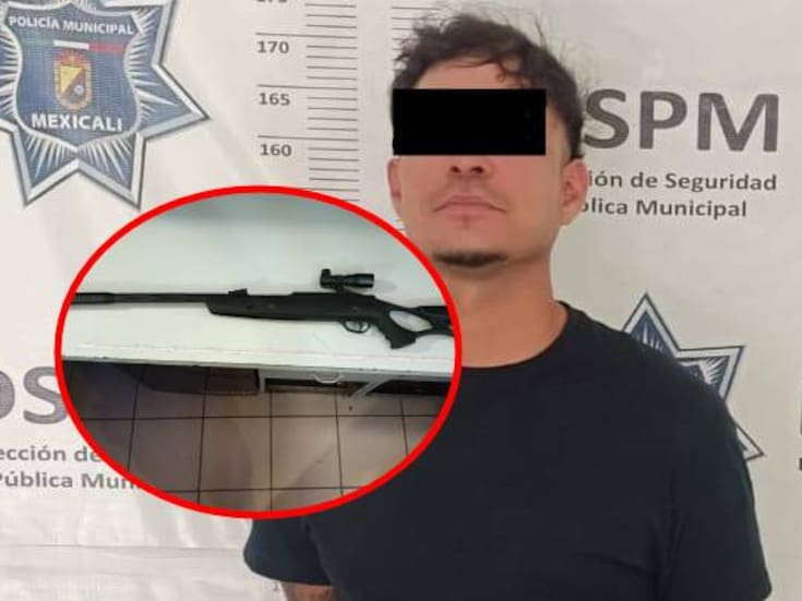 Hombre dispara con rifle de postas a transeúnte en Valle Dorado