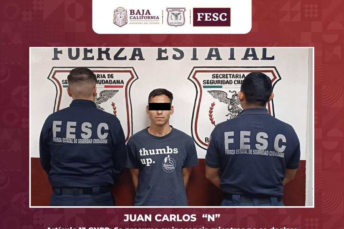 Escuadrón Violeta aprehende a dos por violencia familiar
