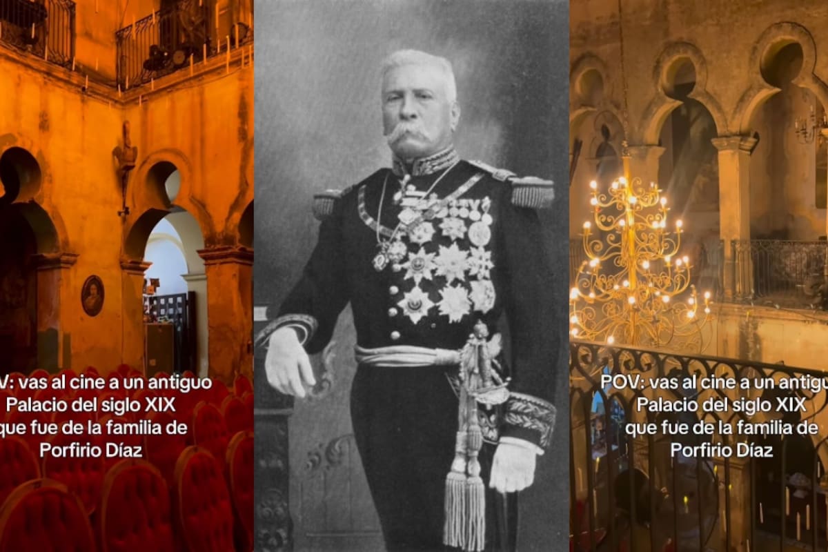 “Ahora sirve como un cine.”: Entra hasta un antiguo palacio del siglo XIX que fue propiedad de la familia de Porfirio Diaz