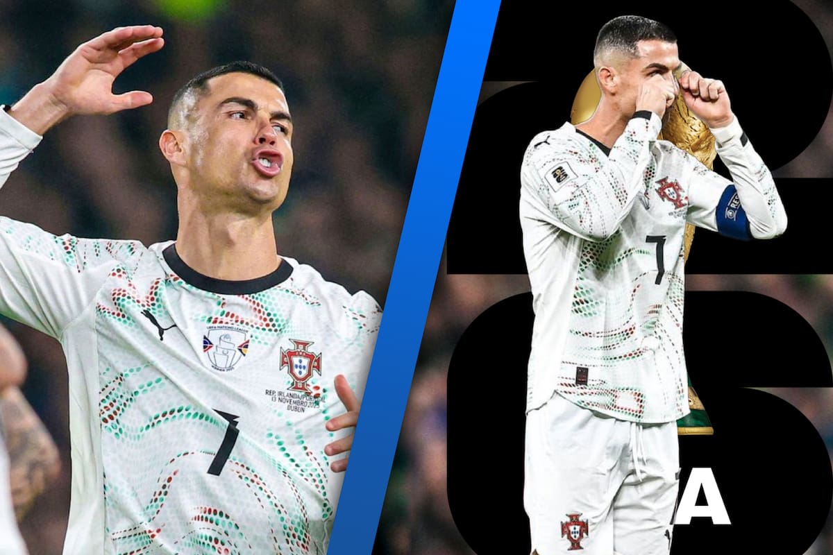 Cristiano Ronaldo se podría perder el debut en el Mundial tras ser expulsado por agresión en el Irlanda contra Portugal